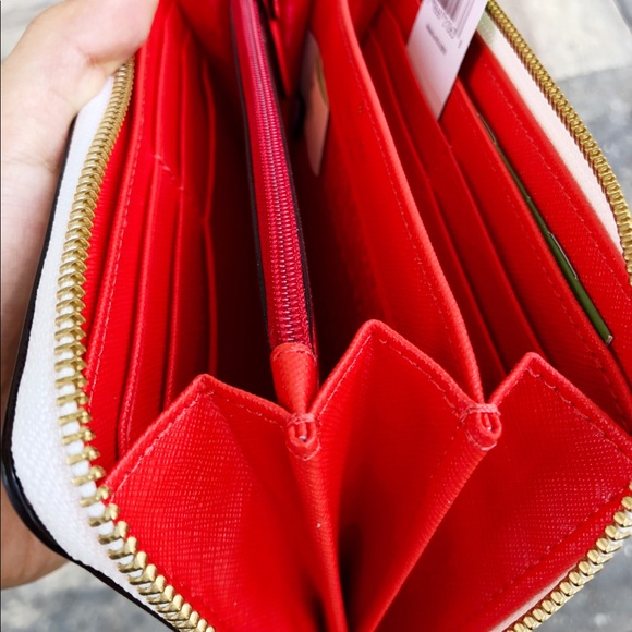 Kate Spade Lacey zip around wallet pepper - Picture 6 of 6